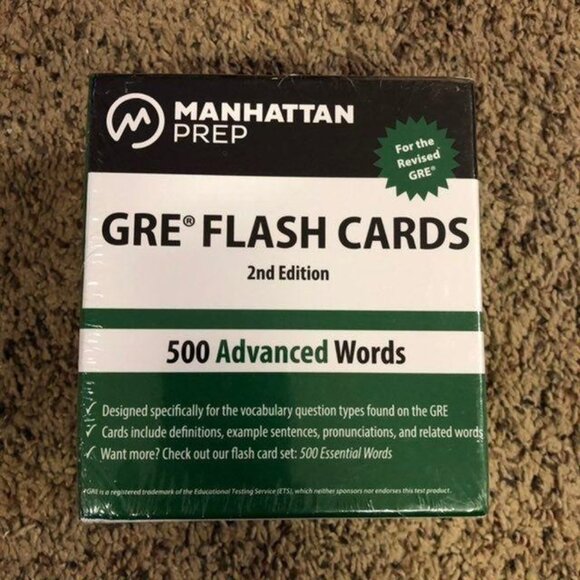 Manhattan Prep GRE Flash Cards NEW - Picture 1 of 5